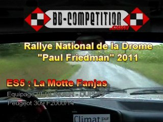 Rallye de la Drôme 2011 ES5 - La motte Fanjas