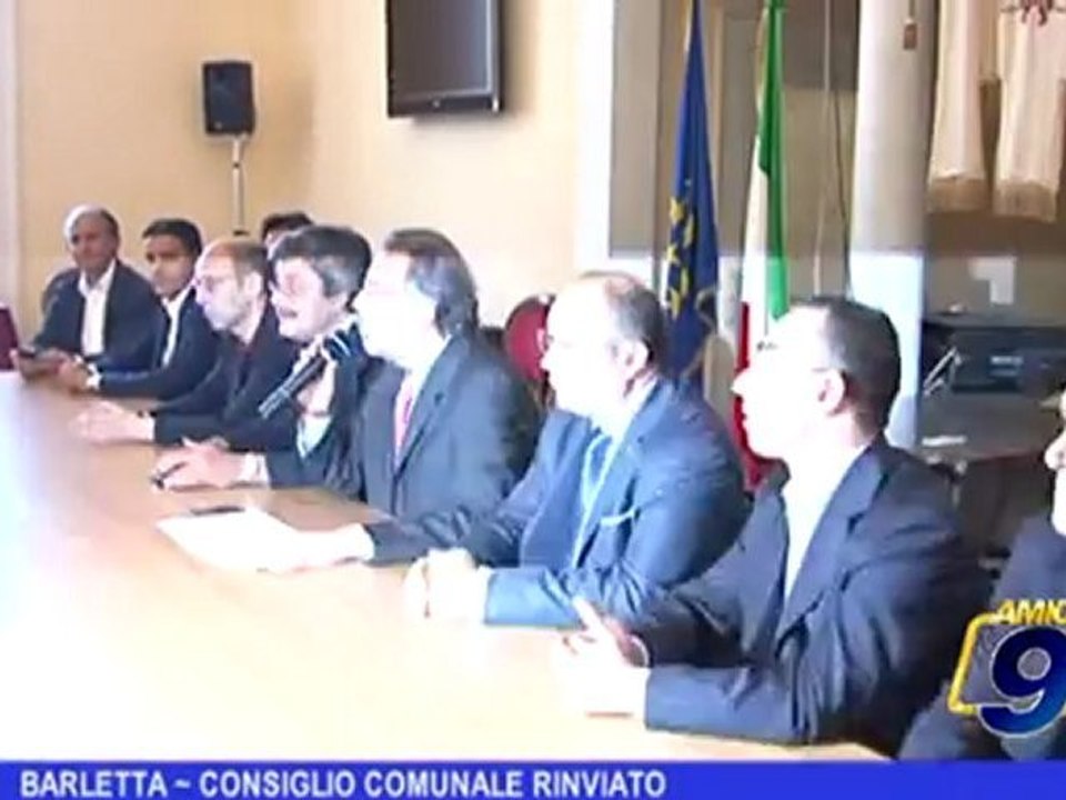 Barletta | Consiglio Comunale rinviato