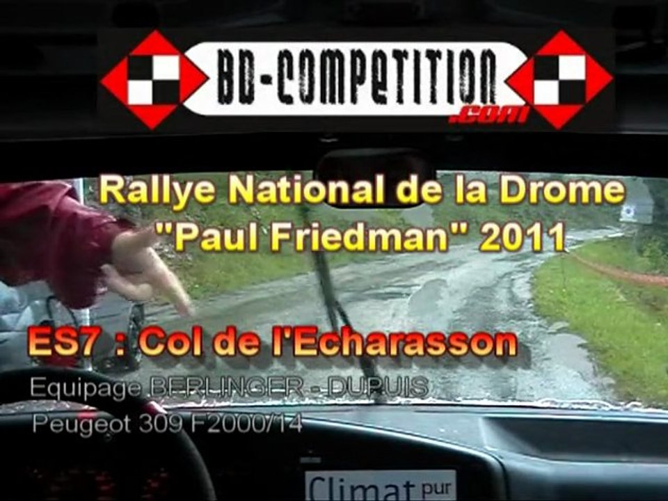 Rallye de la Drôme 2011 ES7 Col de l'Echarasson