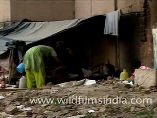 Slums in Delhi