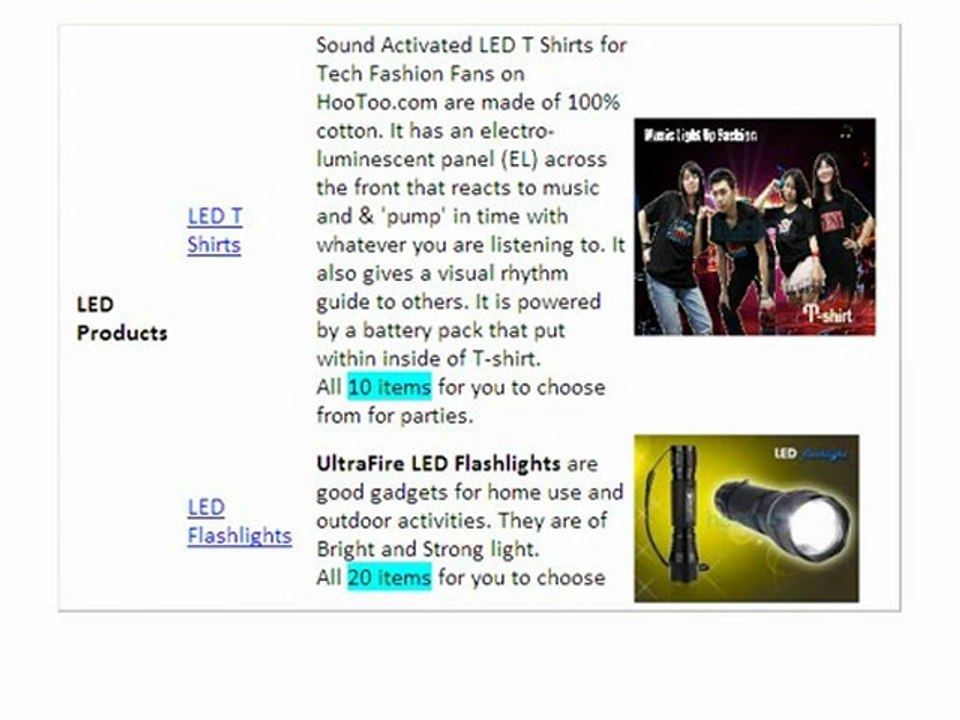 Shop LED & LCD Products on HooToo.com