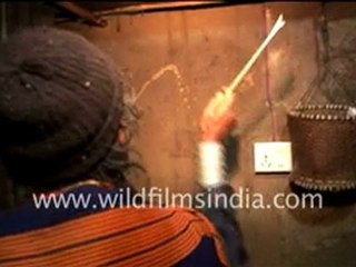 Apatanis Women Draw a Cross Mark