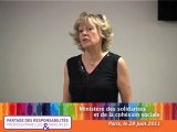 Je suis top à la conférence sur le partage des responsabilités professionnelles et familiales