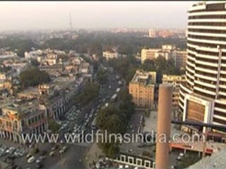 Aerial view of Delhi