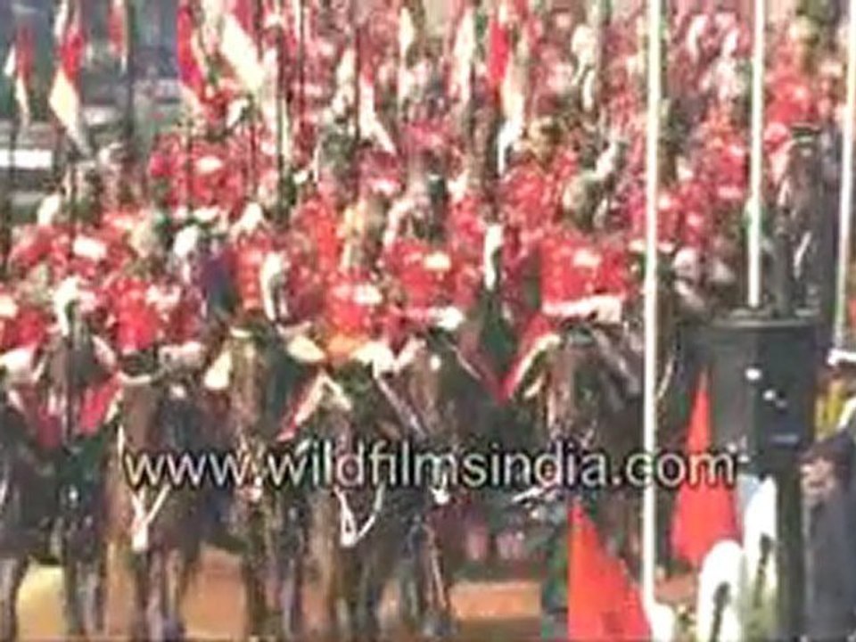 Horse Flag March on  Republic Day,India