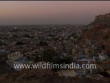 Aerial view of Jodhpur from Mehrangarh Fort!