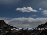 Ladakh,Time Lapse of Clouds
