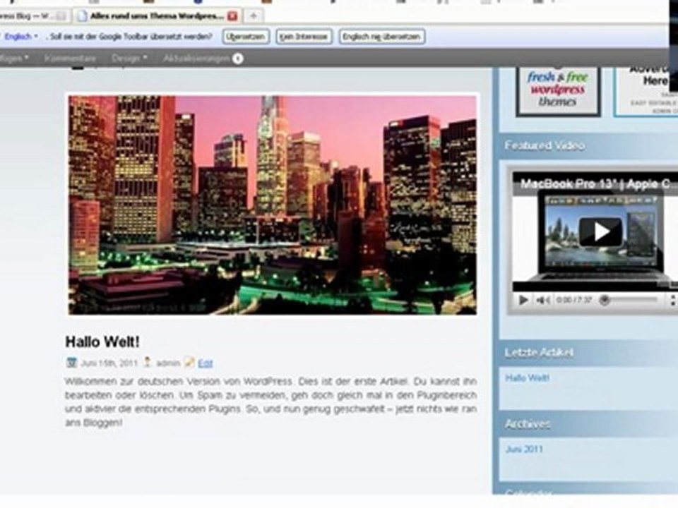 Kategorien anlegen Wordpress
