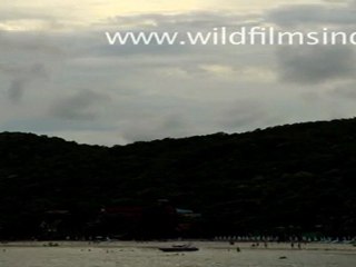Sunset at Ar Prhao Beach in Thailand