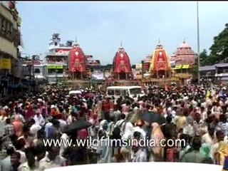 Devotees at Jagannath Rath Yatra