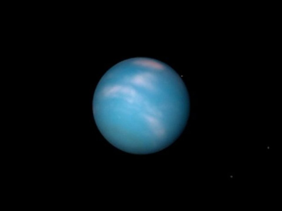 Neptune en rotation