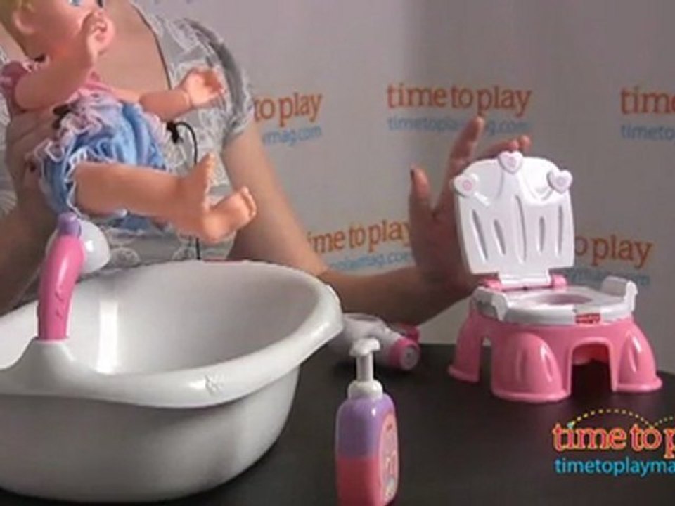 FisherPrice Little Mommy Bath and Training Set from video