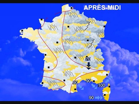 Météo 23 juillet 2011: Prévisions du week-end et du début de semaine