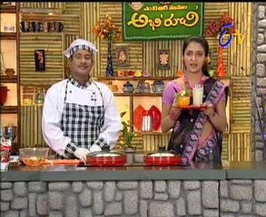 Abhiruchi - Recipes - Gobi Beerakaya, Bread Pakoda & Corn Beerakaya Curry - 02