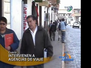 Intervienen a agencias de viaje por no contar con licencia, en Cusco