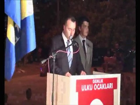 Gemlik Ülkü Ocakları başkanı Mehmet Emin Özcanbaz ın konuşması Türk Boyları