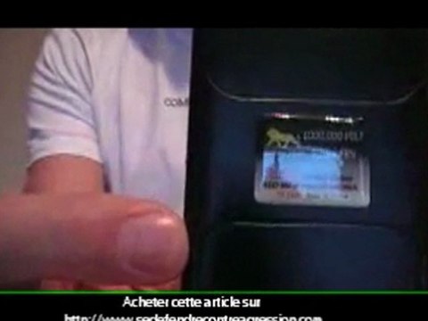 teste poing électrique/taser par basta2a sdca.eu ( équipement de sécurité )