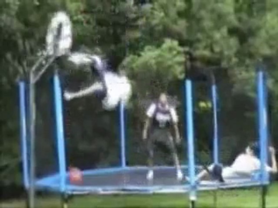 Und Trampolin dunk Fail