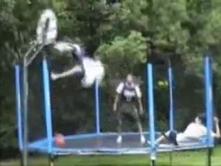 Und Trampolin dunk Fail