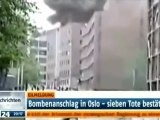 Oslo  2. Bomb explosion  German footage