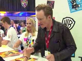 Conan O'Brien and The Flaming C at Comic-Con 2011