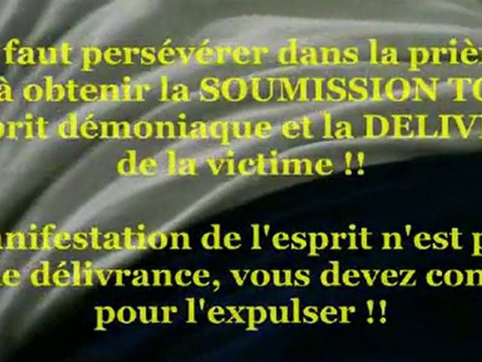 Vous êtes en Christ ? Vous croyez en lui ? Vous devez alors chasser les démons !!