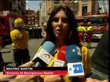 Una explosión de gas deja cinco heridos en Madrid