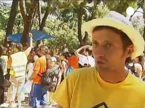 Retour en force des indignés dans le centre de Madrid