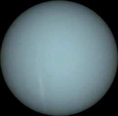 Rotation de la planète Uranus