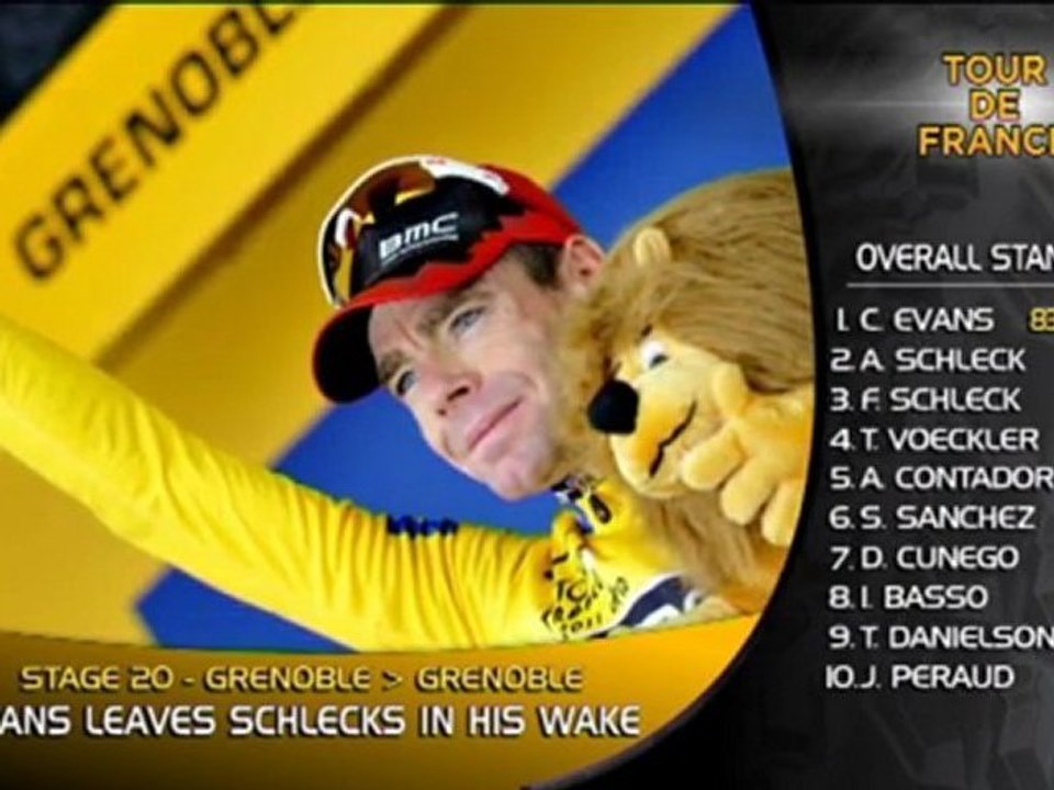 Tour de France - Evans vorm Toursieg