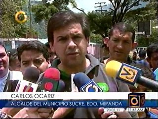 Ocariz hizo entrega de siete canchas para el beneficio de la parroquia Caucagüita