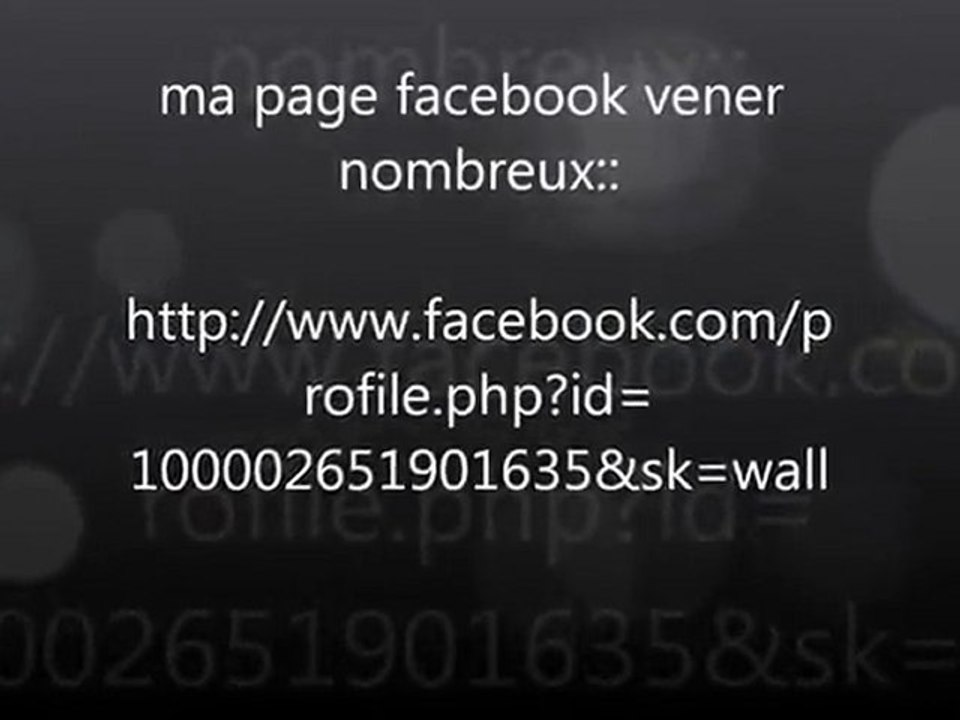 ma page facebook