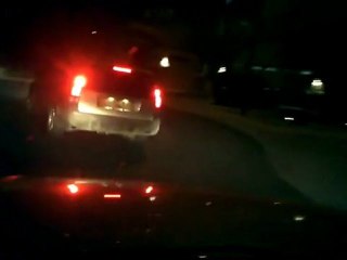 Crazy Road Rage! Volvo pees on my car!