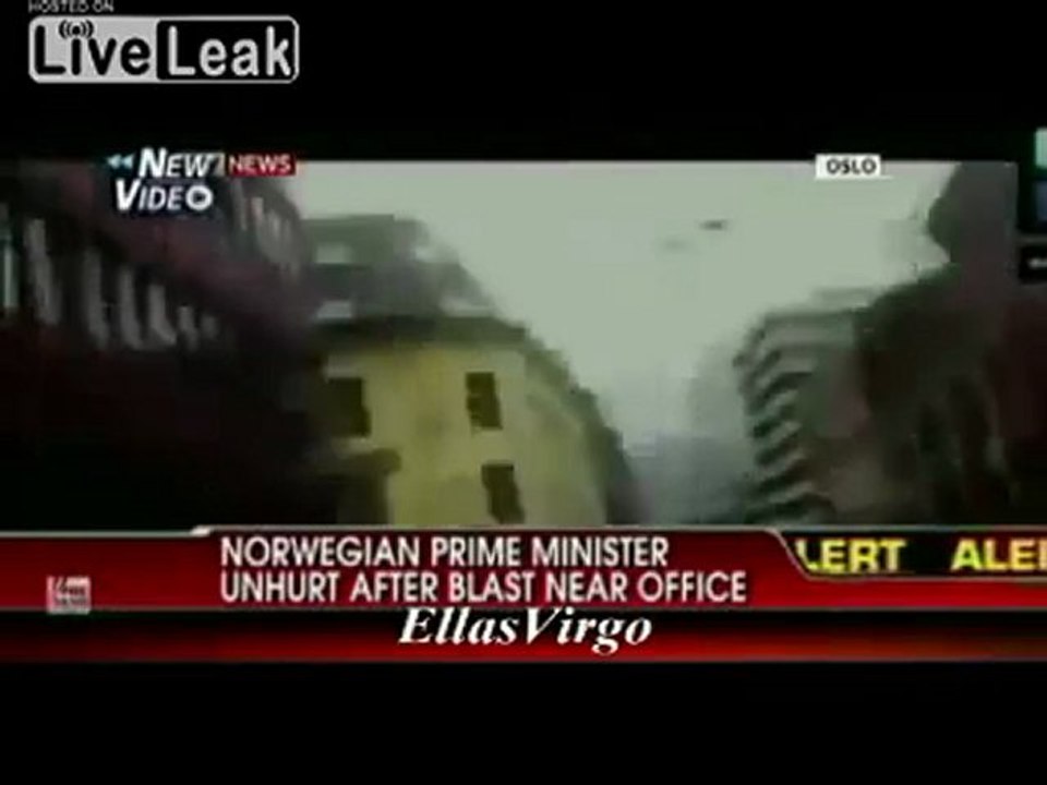 UFO Observing Bomb Attack über Oslo Norwegen 22. Juli 2011