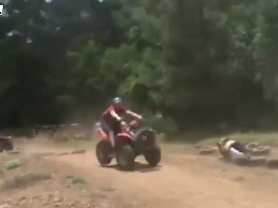Somersault mit Quad-Fail