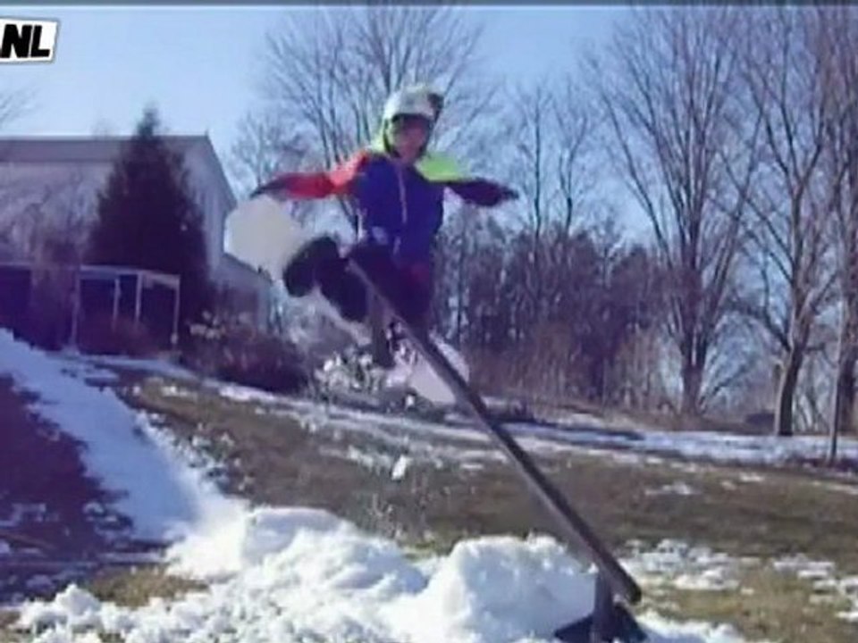 Snowboard trick   Fail