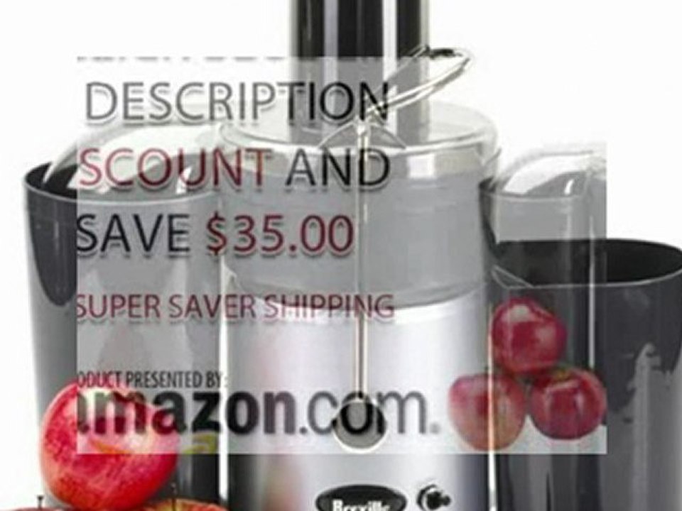 Breville JE900 juice fountain professional juice extractor,Get Healthy