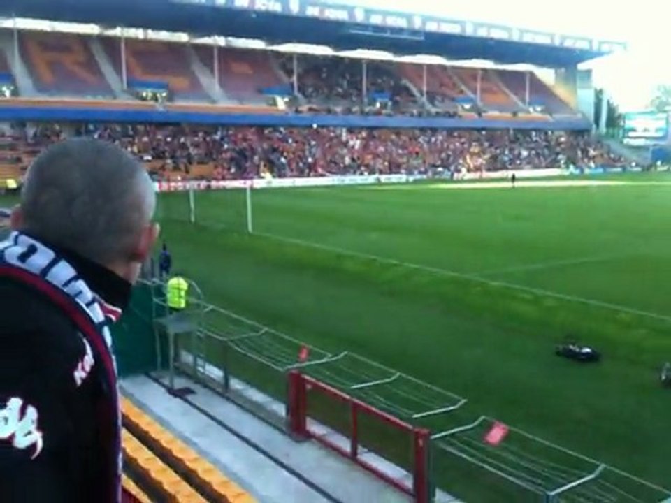 Le Kop lensois, match RC Lens - Clermont Foot - 1er tour CDL 10/11