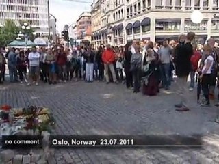 La Norvège en deuil - no comment