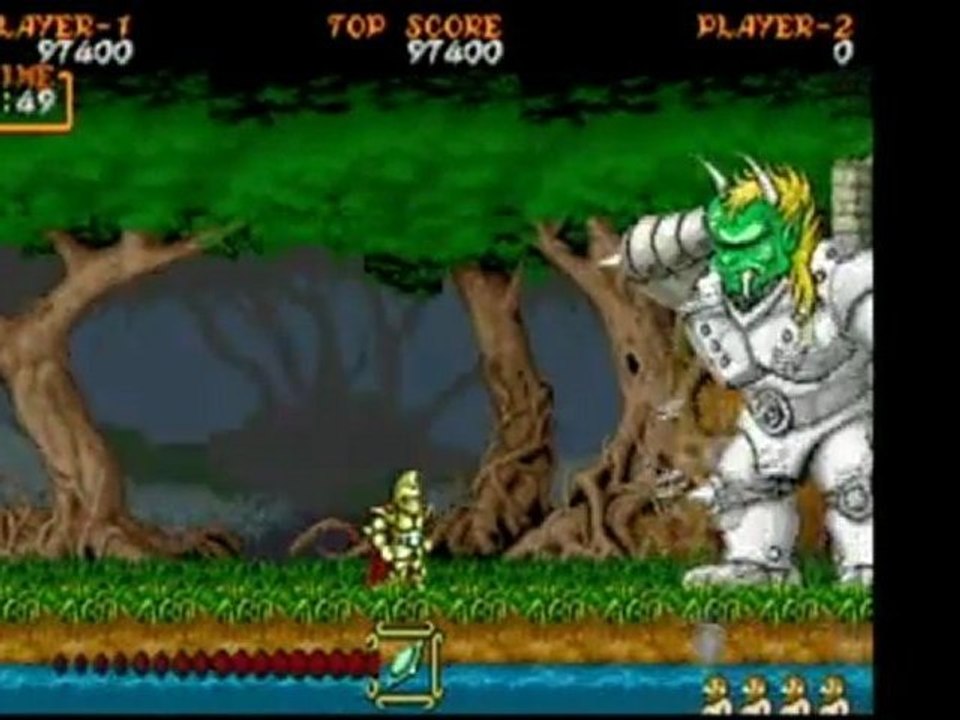 Ghouls'n Ghosts (Arcade vers.) - All clear - No miss