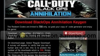 Redeem codes Download for Black Ops Annihilation Free !!,