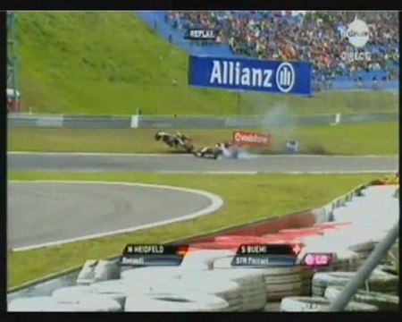 Nurburgring : accrochage Heidfeld - Buemi