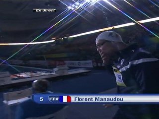 24/07/11 : demi-finale 50m pap de Florent Manaudou