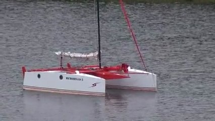 Micromegas 5 in Contis (France) before the 2012 France-Barbados Atlantic crossing