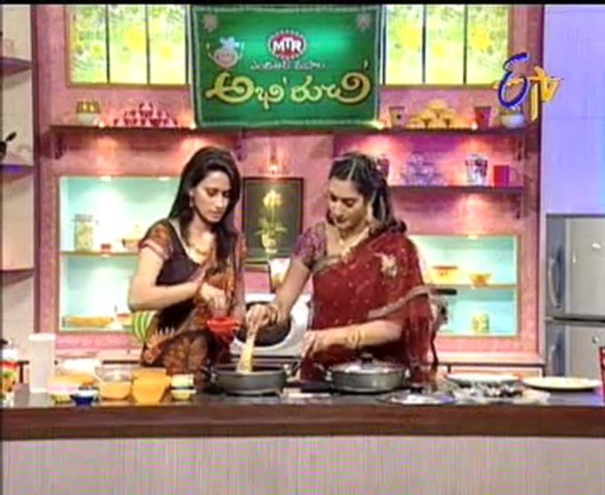 Abhiruchi with Actress Chinmayi - Vangi Sadam, Malabar Avial & German Potato Salad - 01