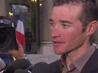 TDF: Les coureurs français reçus à l'Elysée par Sarkozy
