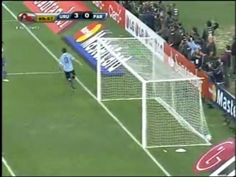 3er Gol de Uruguay en la final de la Copa America 2011