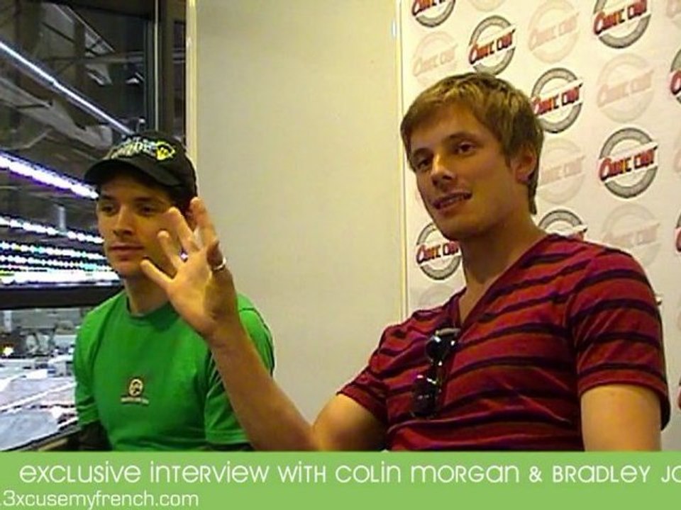 Comic Con 2011 - Bradley James and Colin Morgan Itw