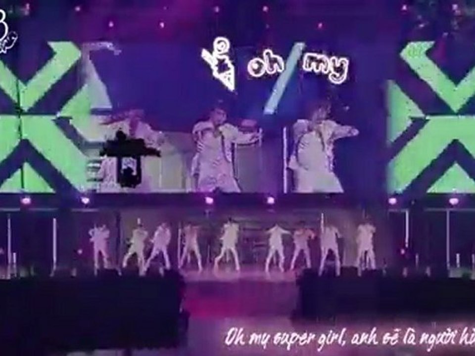 Vietsub+Kara Super girl Super Junior Live