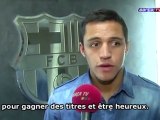 FC Barcelone : les premiers mots d'Alexis Sanchez